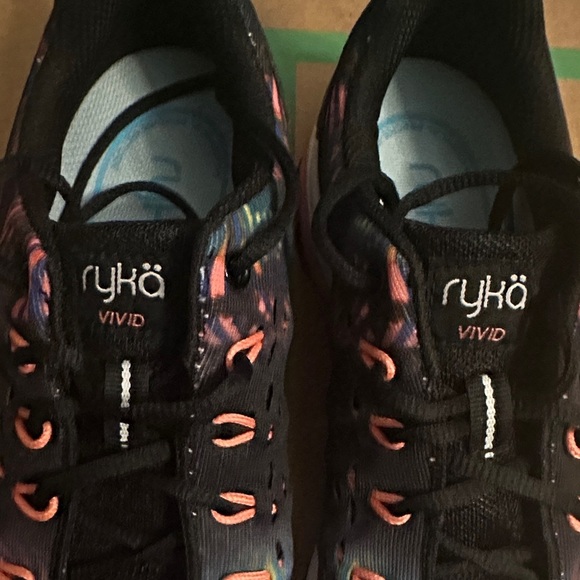Ryka Vivid RZX Black and Multicolor Sneakers. Running Shoes 7.5 Womens - Picture 2 of 6
